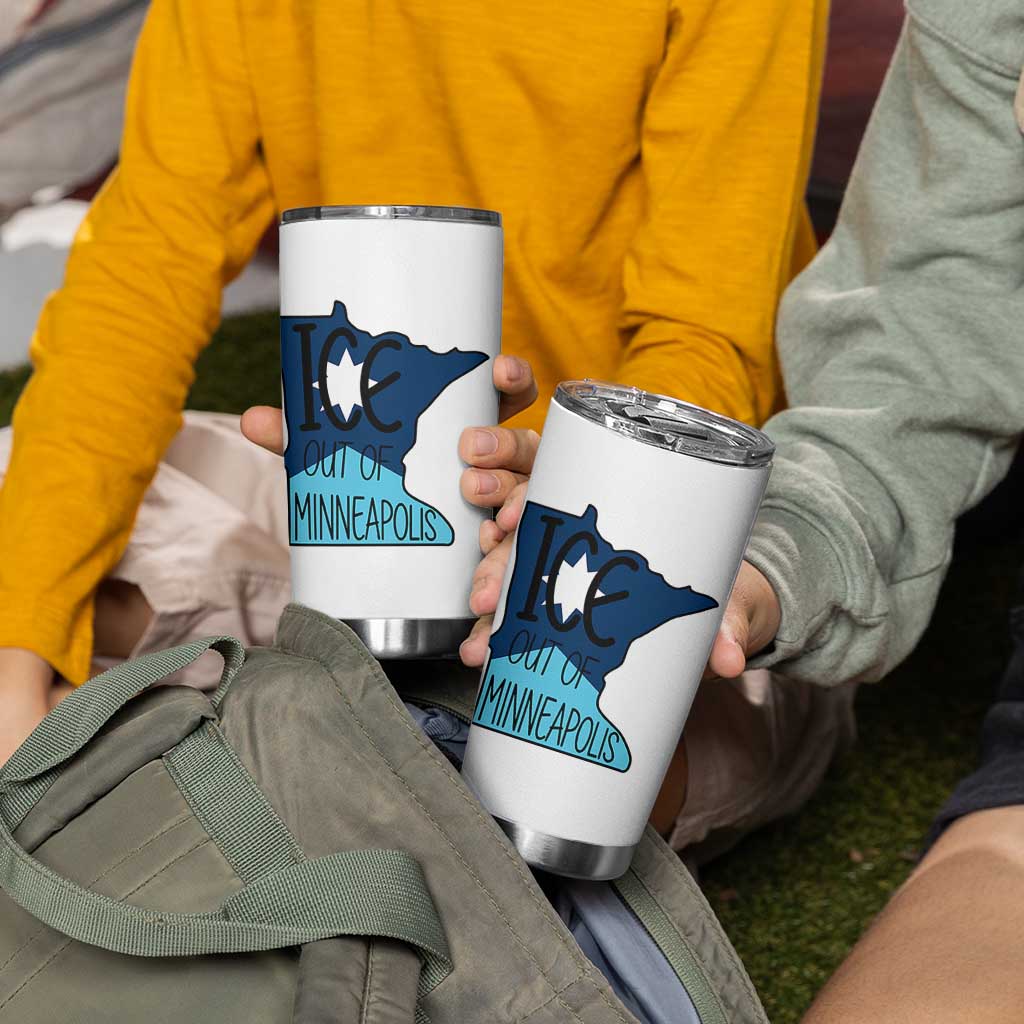 Ice Out Of Minneapolis Tumbler Cup Minnesota Community Support Gift