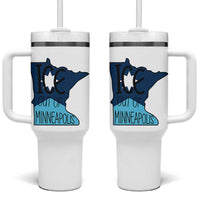 Ice Out Of Minneapolis Tumbler With Handle Minnesota Community Support Gift