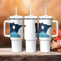 Ice Out Of Minneapolis Tumbler With Handle Minnesota Community Support Gift