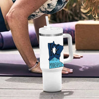 Ice Out Of Minneapolis Tumbler With Handle Minnesota Community Support Gift