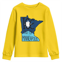 Ice Out Of Minneapolis Youth Sweatshirt Minnesota Community Support Gift
