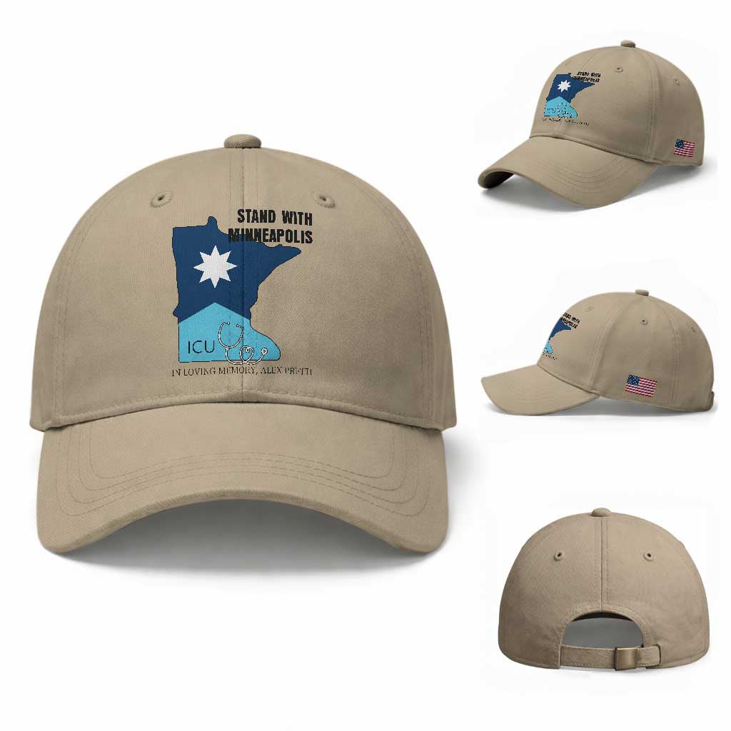 Stand With Minneapolis Baseball Cap In Loving Memory Of Alex