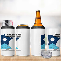 Stand With Minneapolis 4 in 1 Can Cooler Tumbler In Loving Memory Of Alex