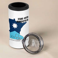 Stand With Minneapolis 4 in 1 Can Cooler Tumbler In Loving Memory Of Alex