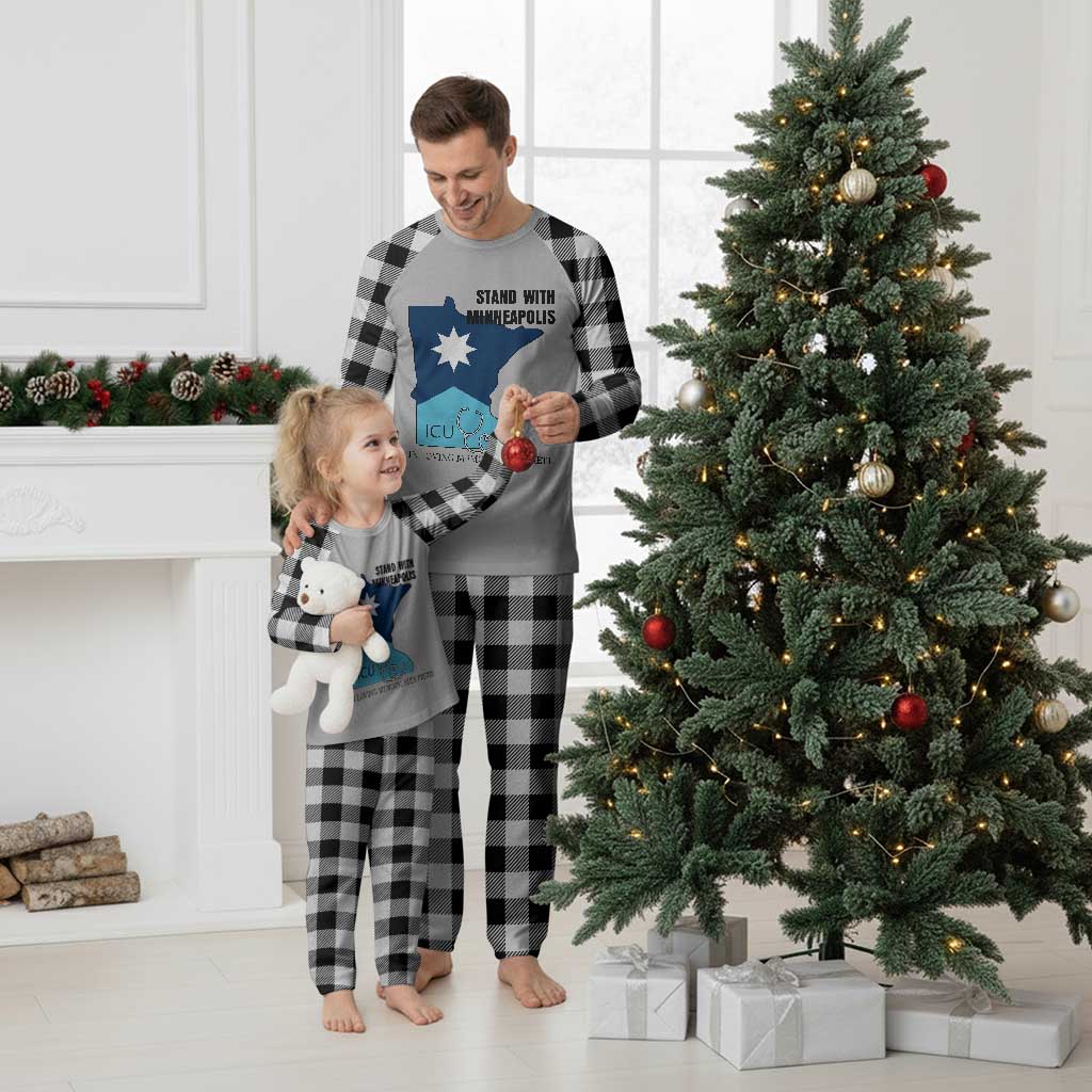 Stand With Minneapolis Plaid Pajama Set In Loving Memory Of Alex