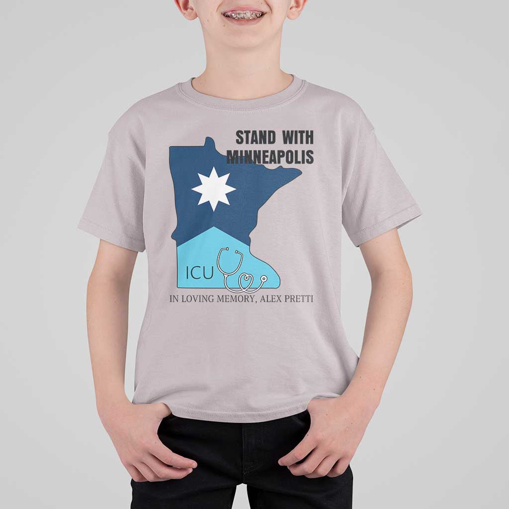 Stand With Minneapolis T Shirt For Kid In Loving Memory Of Alex
