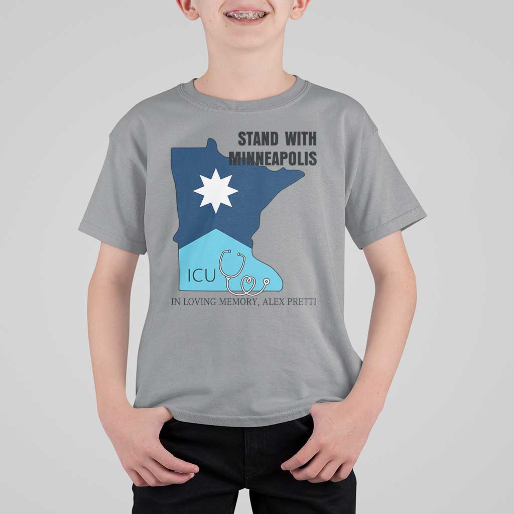 Stand With Minneapolis T Shirt For Kid In Loving Memory Of Alex