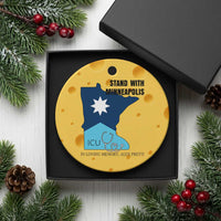 Stand With Minneapolis Ceramic Ornament In Loving Memory Of Alex