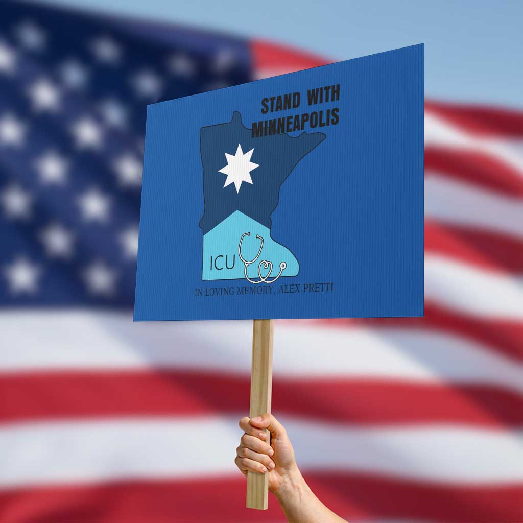 Stand With Minneapolis Protest Sign In Loving Memory Of Alex