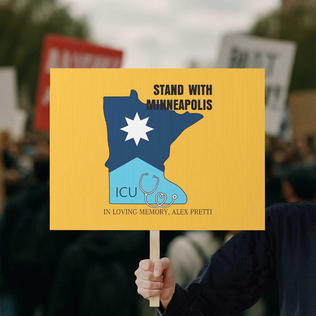 Stand With Minneapolis Protest Sign In Loving Memory Of Alex