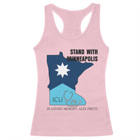 Stand With Minneapolis Racerback Tank Top In Loving Memory Of Alex