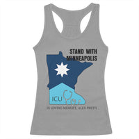 Stand With Minneapolis Racerback Tank Top In Loving Memory Of Alex