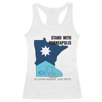 Stand With Minneapolis Racerback Tank Top In Loving Memory Of Alex