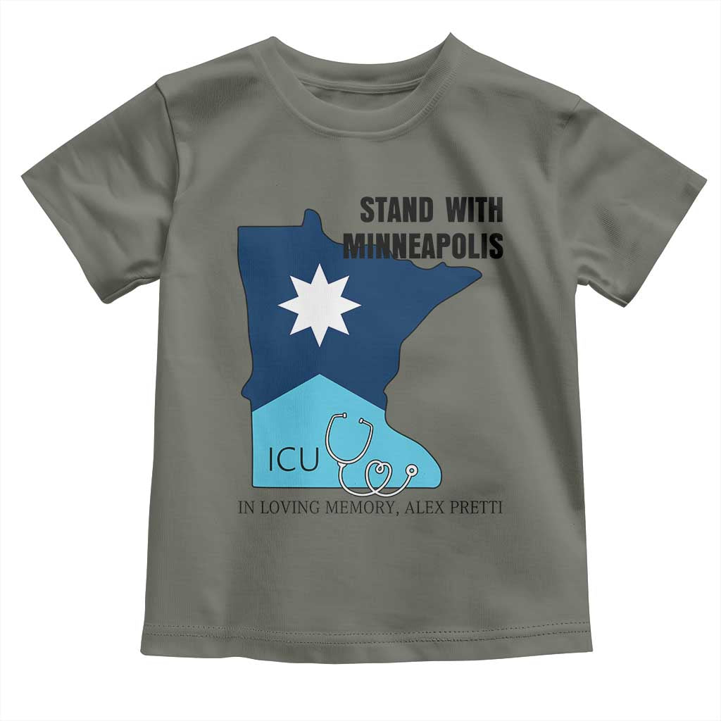 Stand With Minneapolis Toddler T Shirt In Loving Memory Of Alex