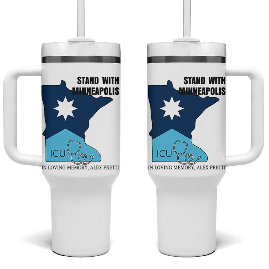 Stand With Minneapolis Tumbler With Handle In Loving Memory Of Alex