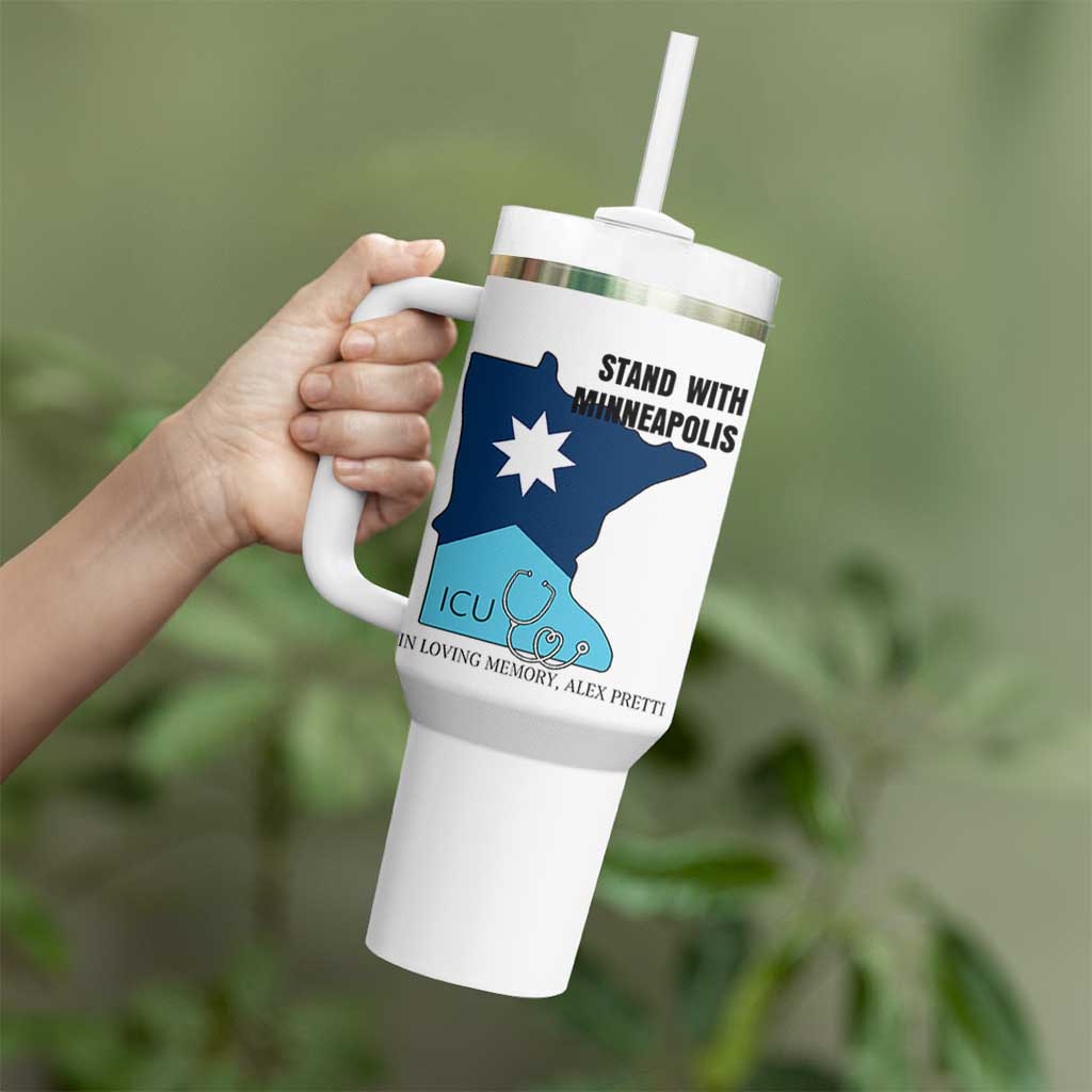 Stand With Minneapolis Tumbler With Handle In Loving Memory Of Alex