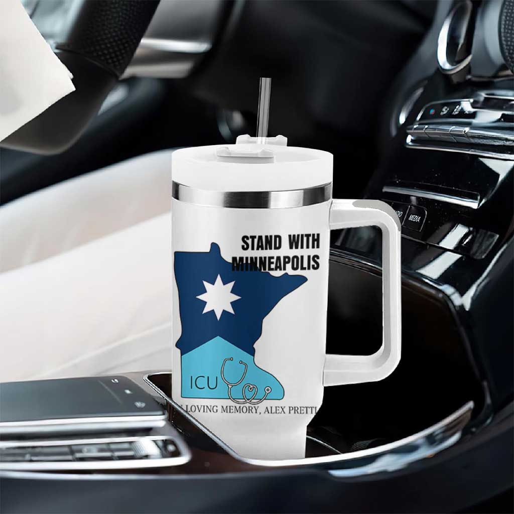 Stand With Minneapolis Tumbler With Handle In Loving Memory Of Alex