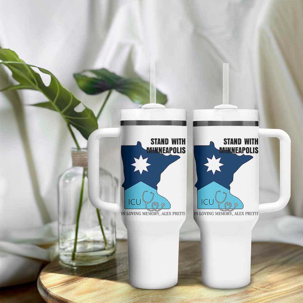 Stand With Minneapolis Tumbler With Handle In Loving Memory Of Alex