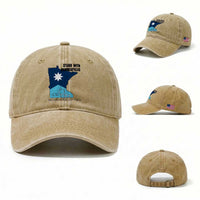 Stand With Minneapolis Washed Cotton Baseball Cap In Loving Memory Of Alex