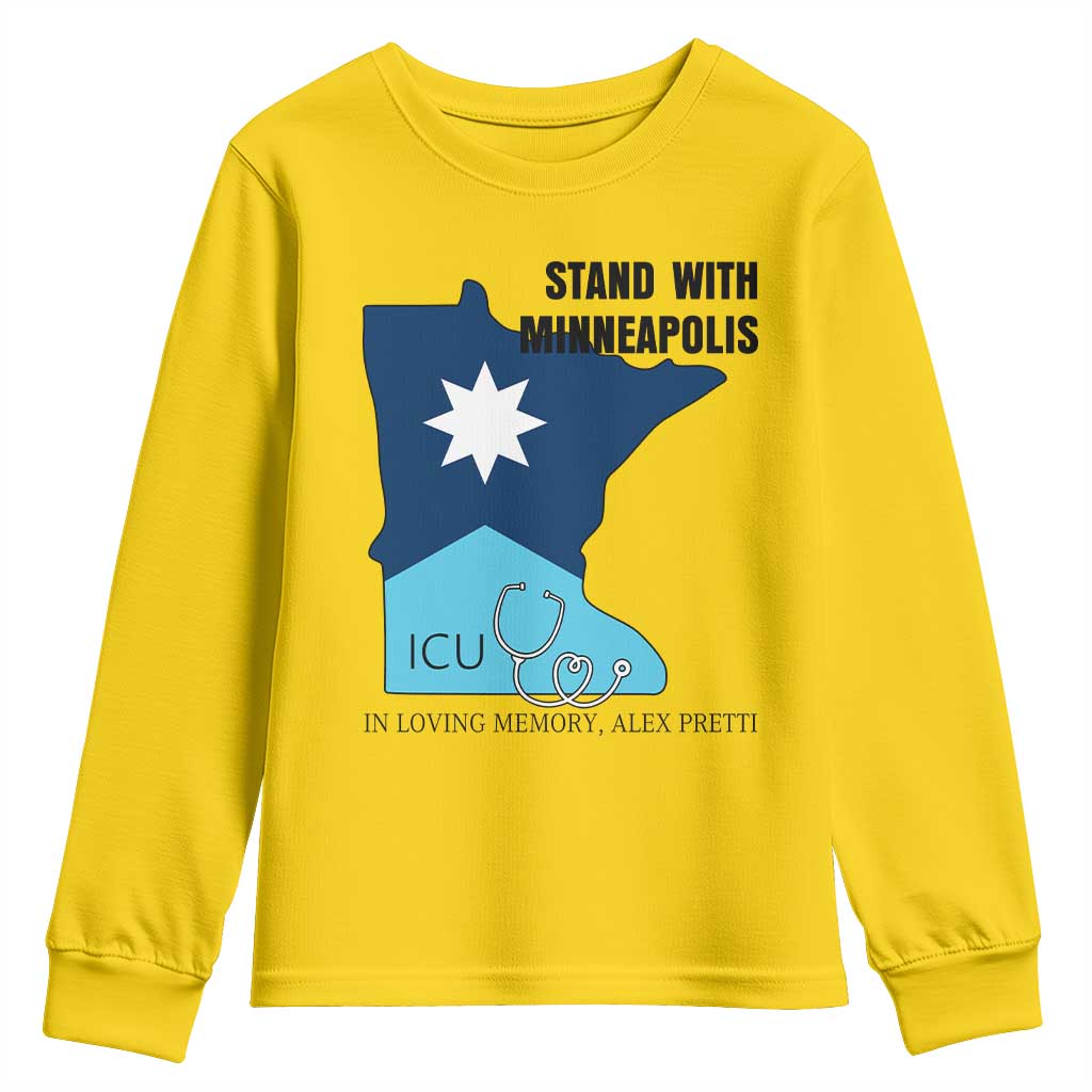 Stand With Minneapolis Youth Sweatshirt In Loving Memory Of Alex