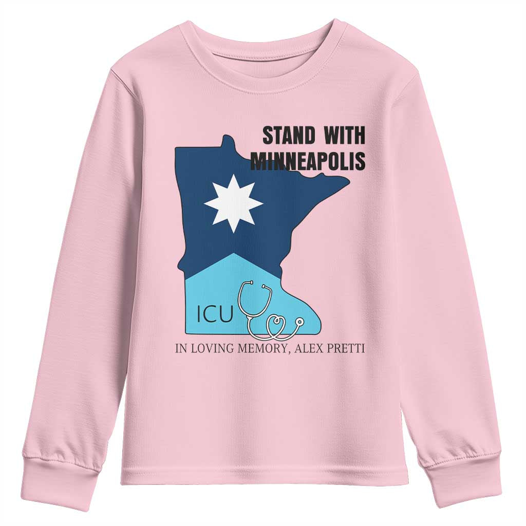 Stand With Minneapolis Youth Sweatshirt In Loving Memory Of Alex