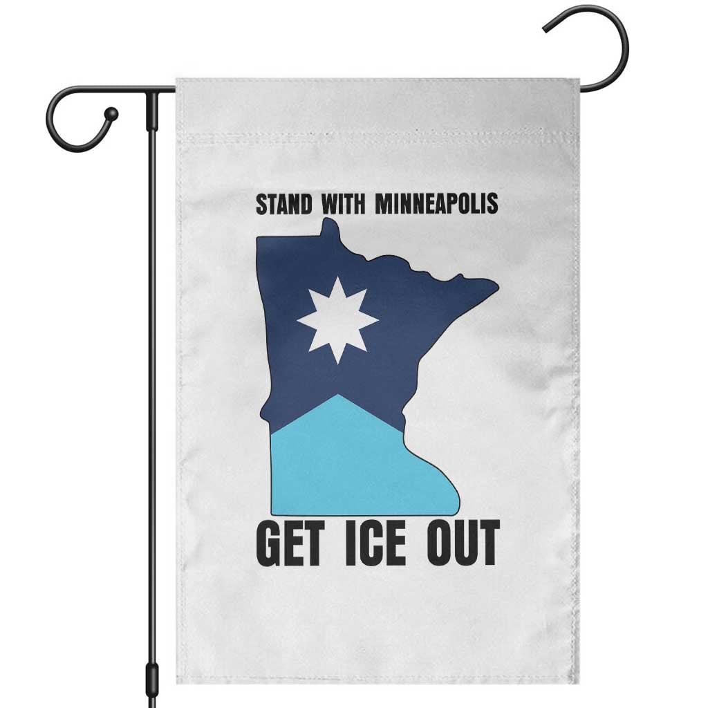 Stand With Minneapolis Garden Flag Social Justice Support