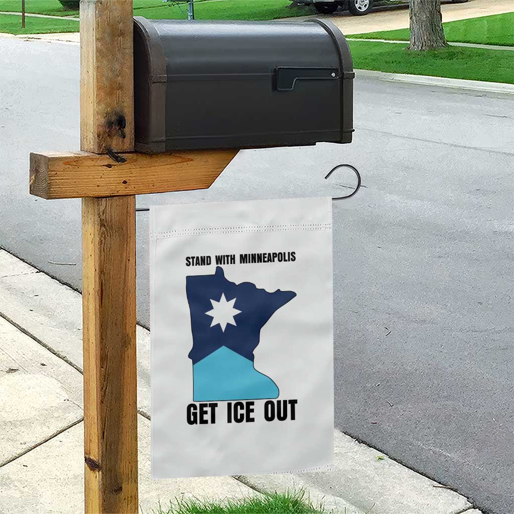 Stand With Minneapolis Garden Flag Social Justice Support