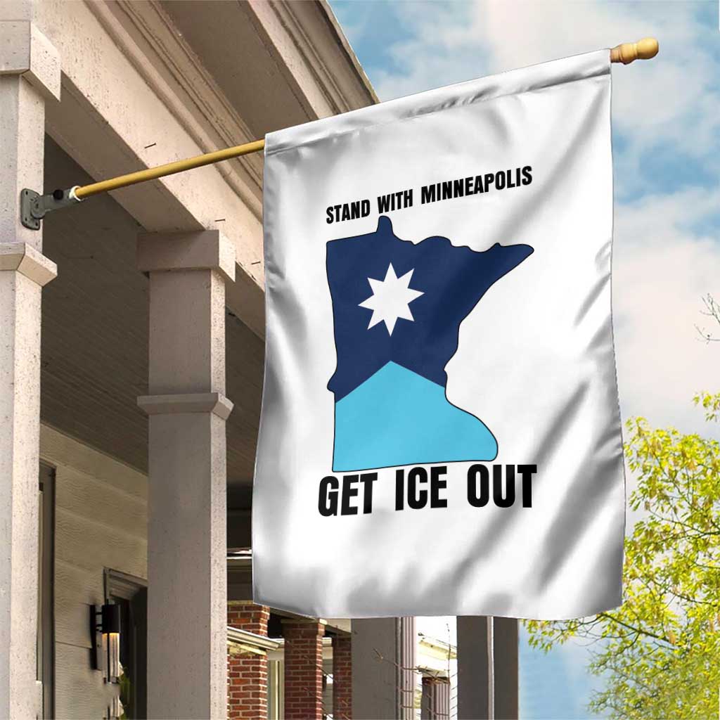 Stand With Minneapolis Garden Flag Social Justice Support