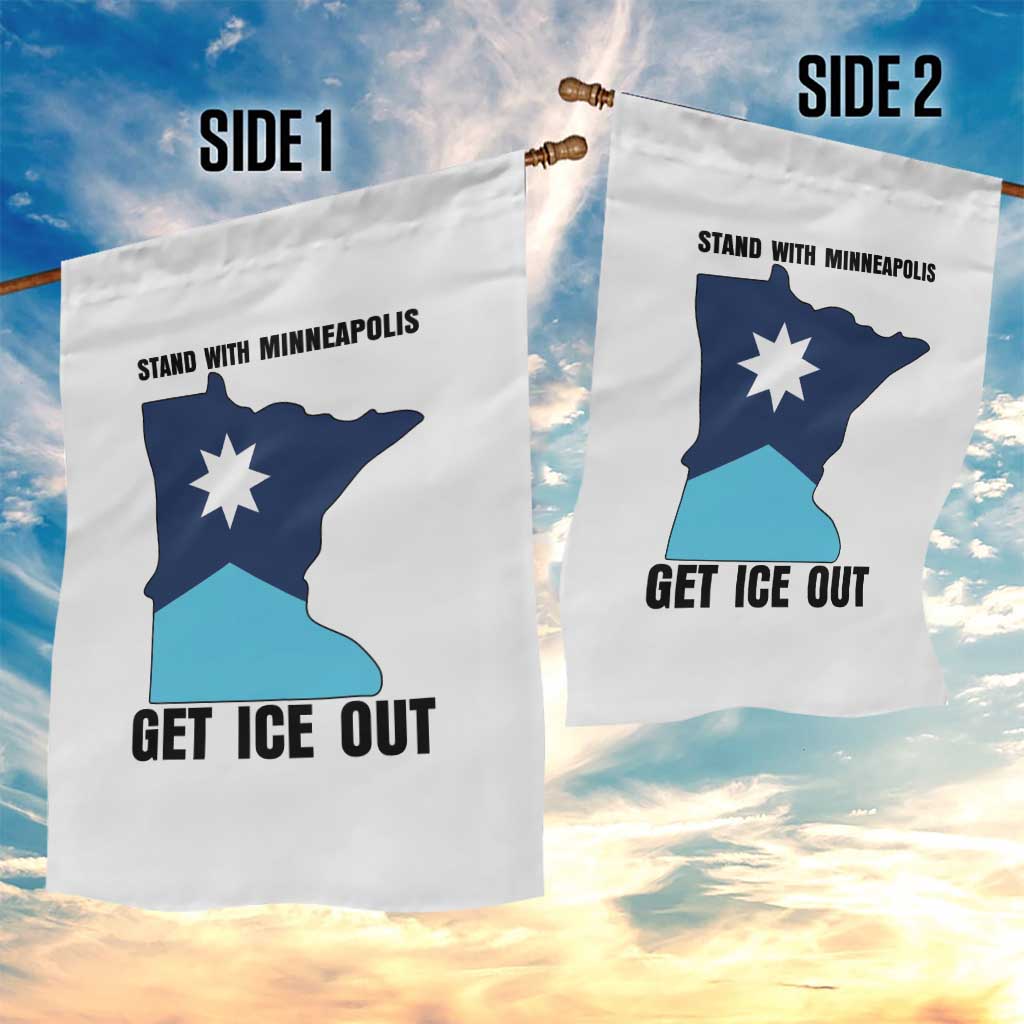 Stand With Minneapolis Garden Flag Social Justice Support