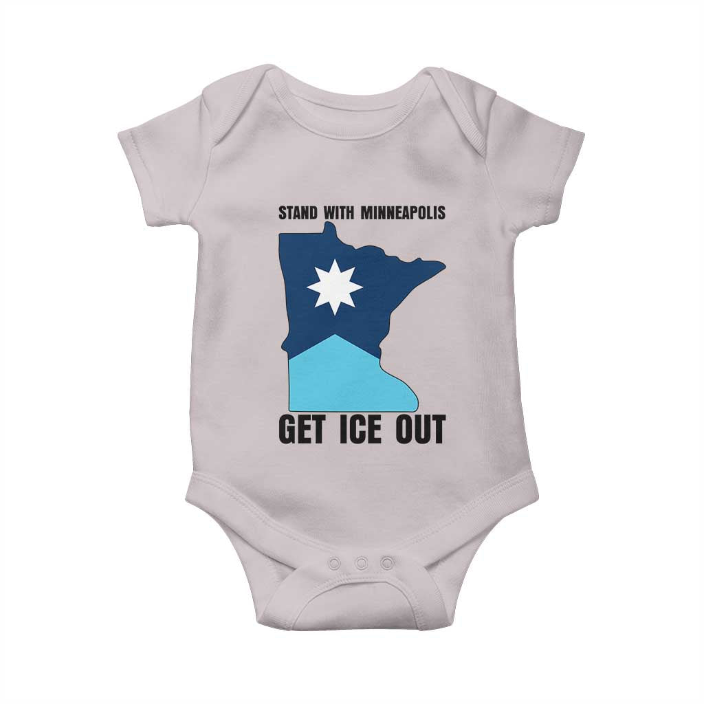 Stand With Minneapolis Baby Onesie Social Justice Support