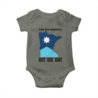 Stand With Minneapolis Baby Onesie Social Justice Support