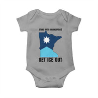 Stand With Minneapolis Baby Onesie Social Justice Support