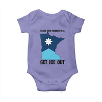Stand With Minneapolis Baby Onesie Social Justice Support