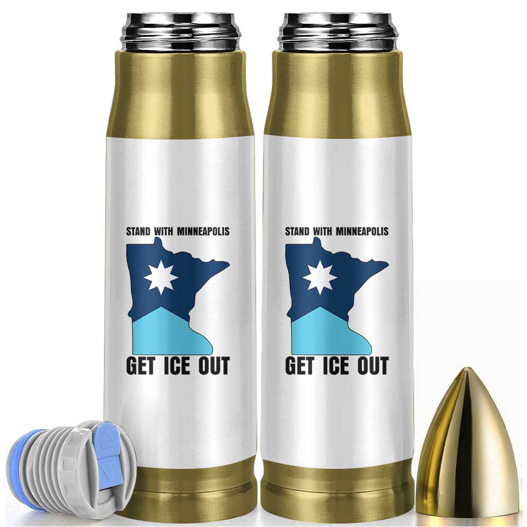 Stand With Minneapolis Bullet Tumbler Social Justice Support