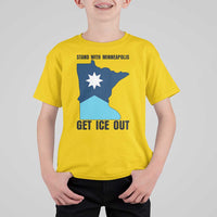 Stand With Minneapolis T Shirt For Kid Social Justice Support
