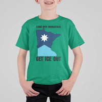 Stand With Minneapolis T Shirt For Kid Social Justice Support