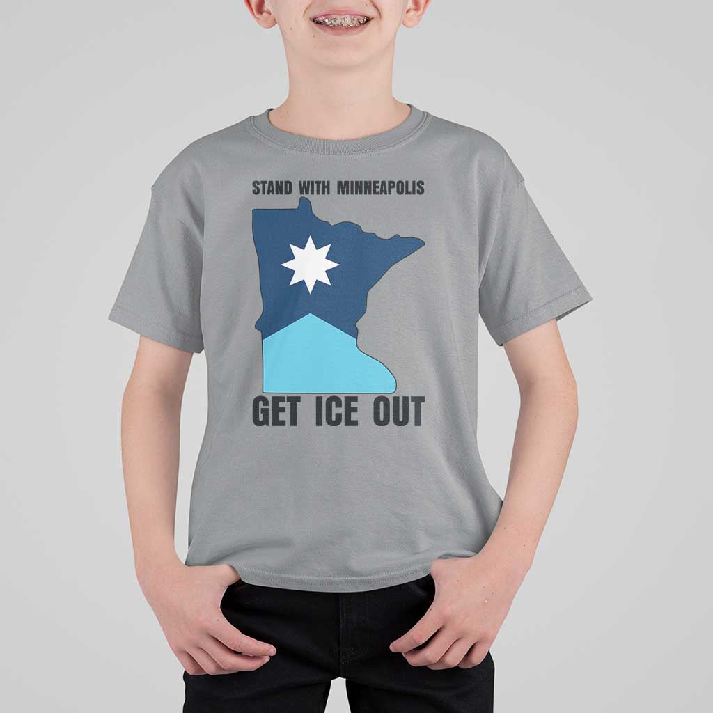 Stand With Minneapolis T Shirt For Kid Social Justice Support