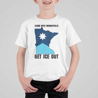 Stand With Minneapolis T Shirt For Kid Social Justice Support