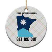 Stand With Minneapolis Ceramic Ornament Social Justice Support