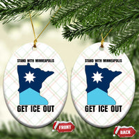 Stand With Minneapolis Ceramic Ornament Social Justice Support