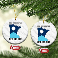 Stand With Minneapolis Ceramic Ornament Social Justice Support