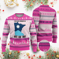 Stand With Minneapolis Ugly Christmas Sweater Social Justice Support