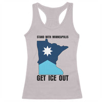 Stand With Minneapolis Racerback Tank Top Social Justice Support