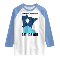 Stand With Minneapolis Raglan Shirt Social Justice Support