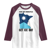 Stand With Minneapolis Raglan Shirt Social Justice Support