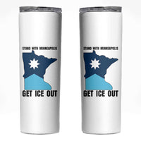 Stand With Minneapolis Skinny Tumbler Social Justice Support