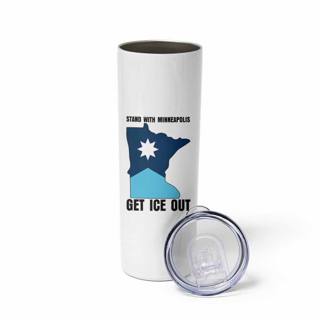 Stand With Minneapolis Skinny Tumbler Social Justice Support
