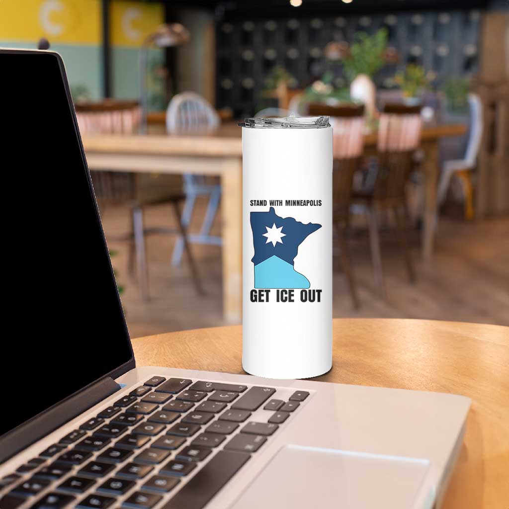 Stand With Minneapolis Skinny Tumbler Social Justice Support