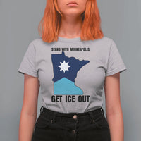 Stand With Minneapolis T Shirt For Women Social Justice Support