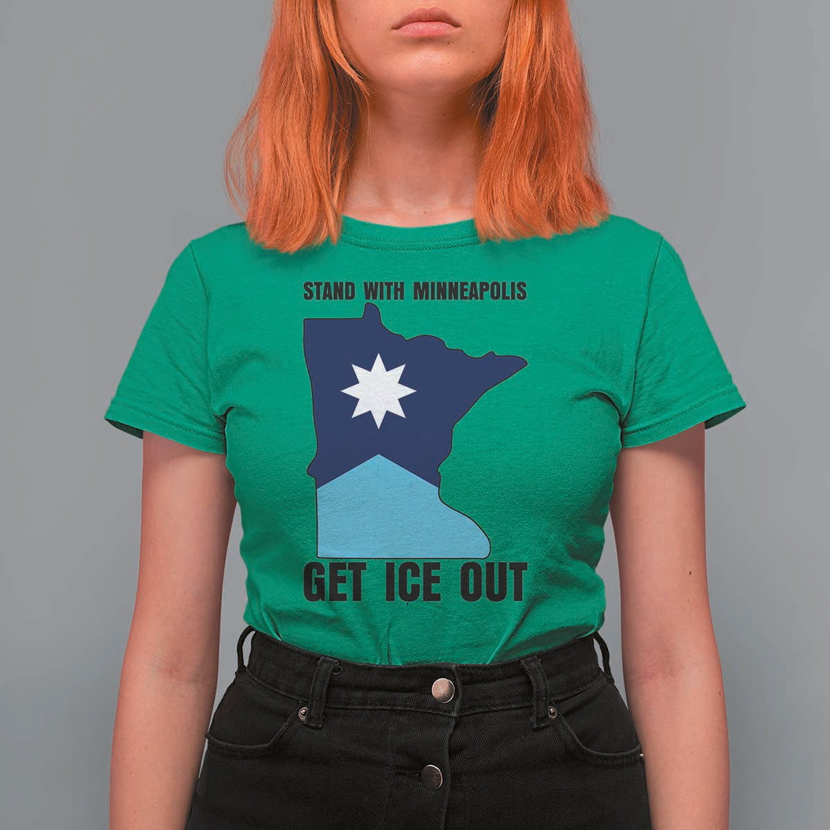 Stand With Minneapolis T Shirt For Women Social Justice Support